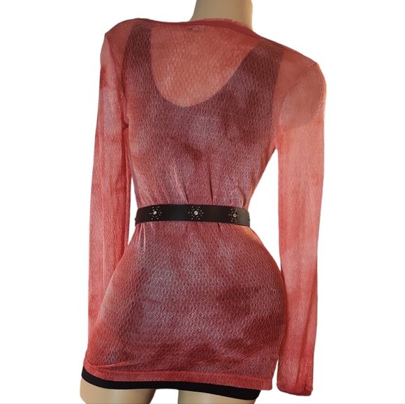 NINE WEST BLACK STAR CUTOUT & BLING STREETWEAR LEATHER BELT - Picture 4 of 4